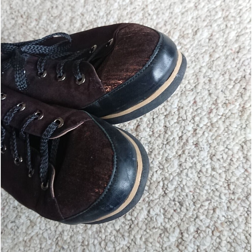 Ron White Brown Suede Nalla Onyx Sneakers size 38.5 - Picture 6 of 12